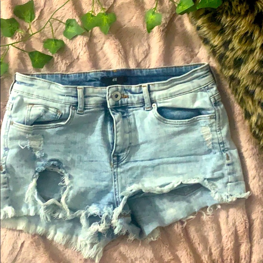 ripped shorts